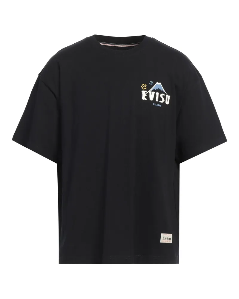 Evisu T-shirts Schwarz