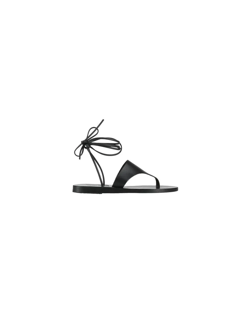 Ancient Greek Sandals SCHUHE - Zehentrennerauf YOOX.COM Schwarz