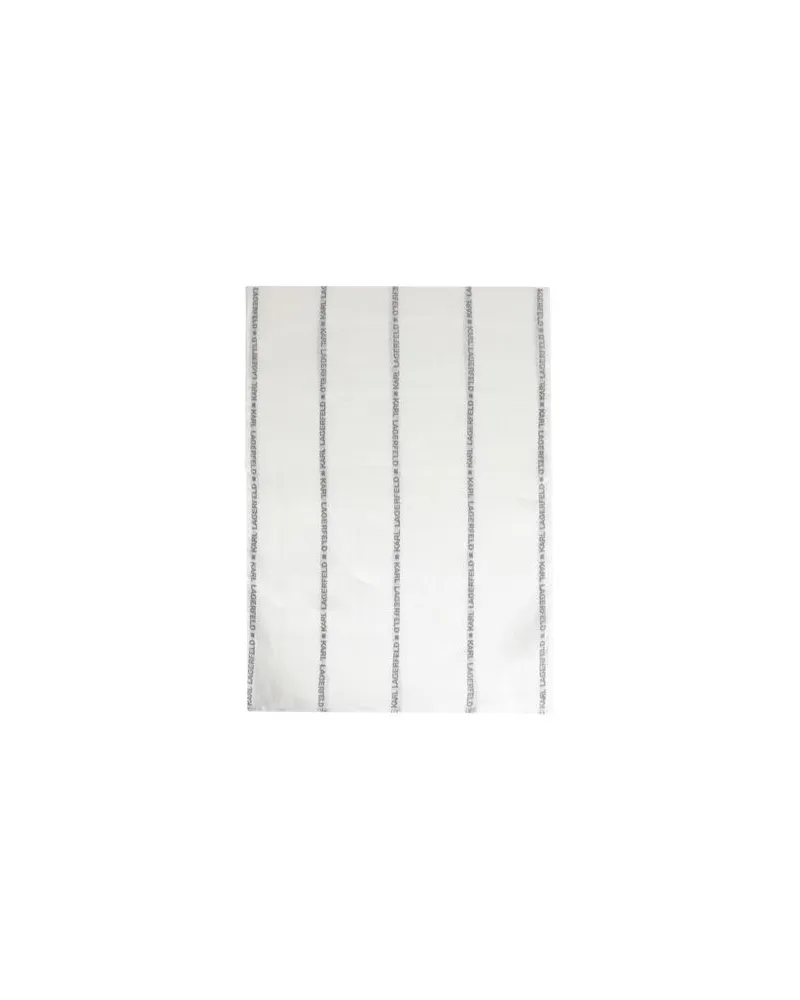 Karl Lagerfeld K/ESSENTIAL LOGO CROSS SCARF  - ACCESSOIRES - Schalsauf YOOX.COM Elfenbein