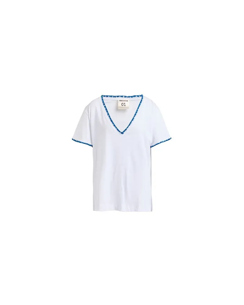 Semicouture TOPS - T-shirtsauf YOOX.COM Azurblau