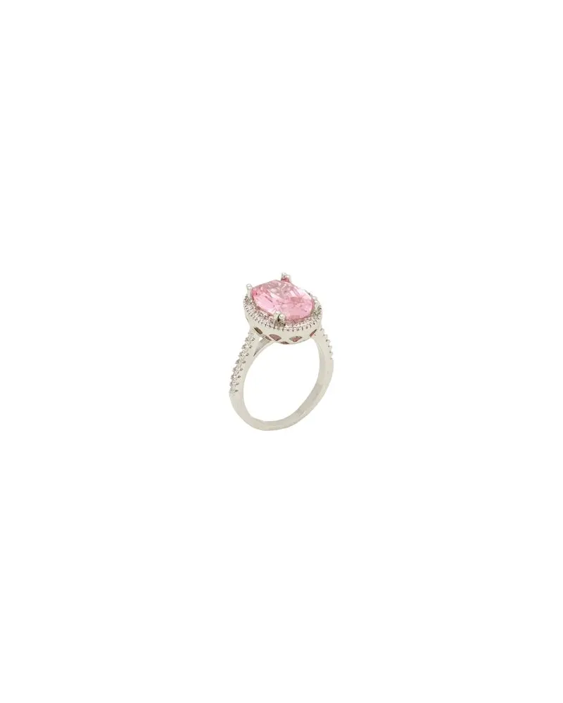 8 by Yoox RHINESTONE RING  - SCHMUCK und UHREN - Ringeauf YOOX.COM Rosa