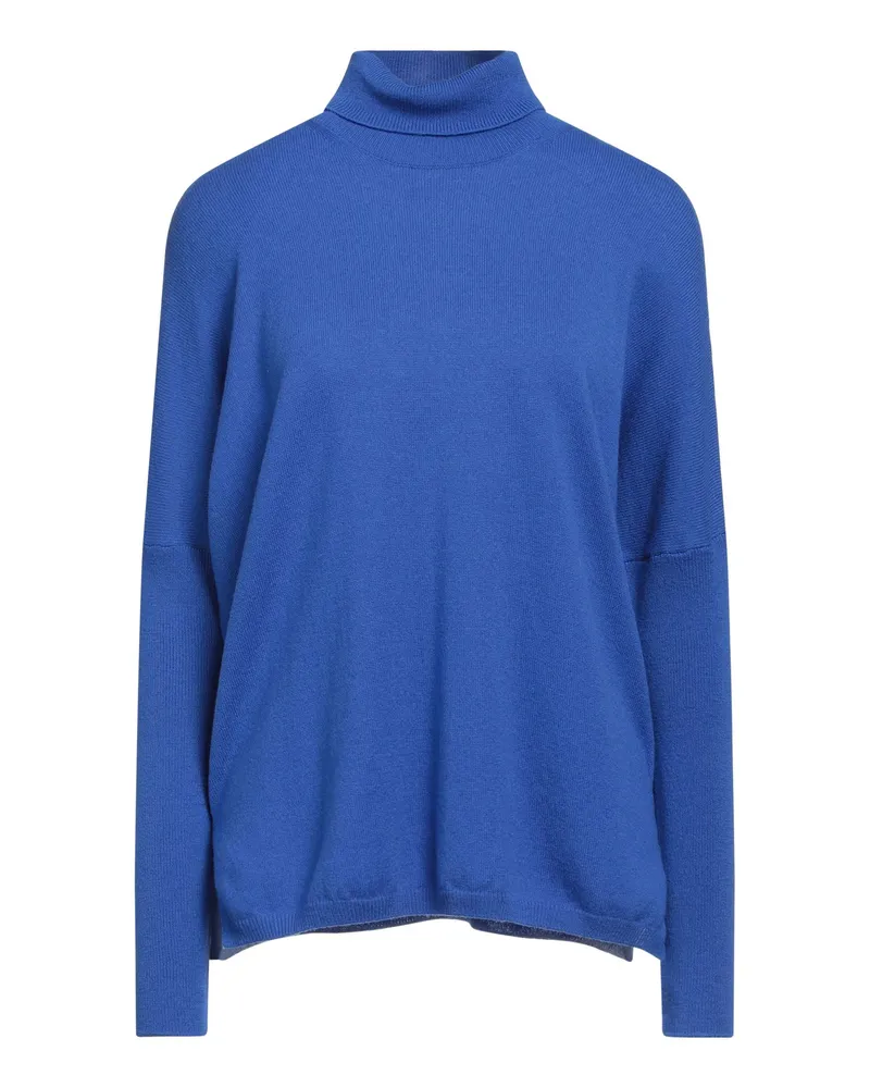 BASE Milano Rollkragenpullover Blau