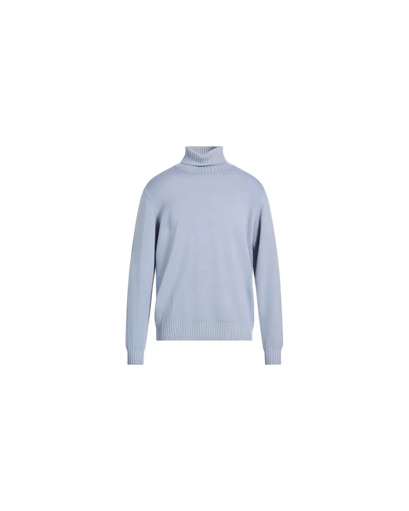 Filippo de Laurentiis STRICKWAREN - Rollkragenpulloverauf YOOX.COM Himmelblau