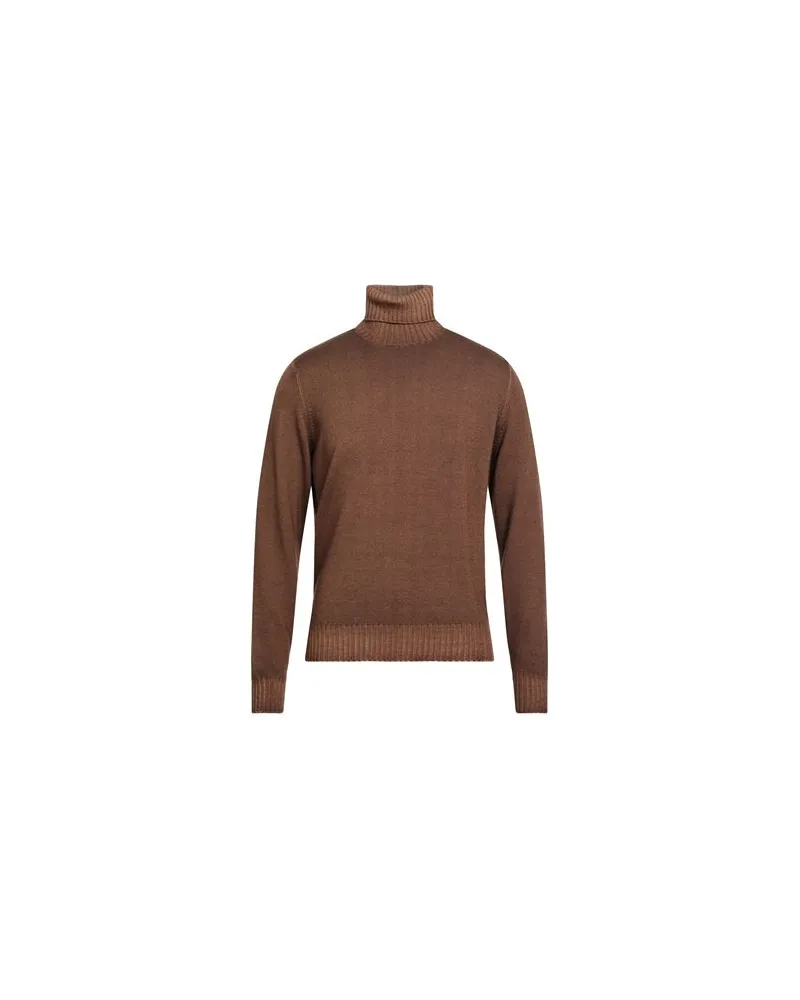 Filippo de Laurentiis STRICKWAREN - Rollkragenpulloverauf YOOX.COM Braun