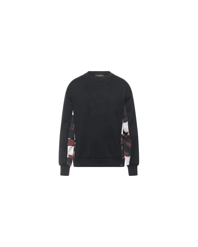 Dolce & Gabbana TOPS - Sweatshirtsauf YOOX.COM Schwarz