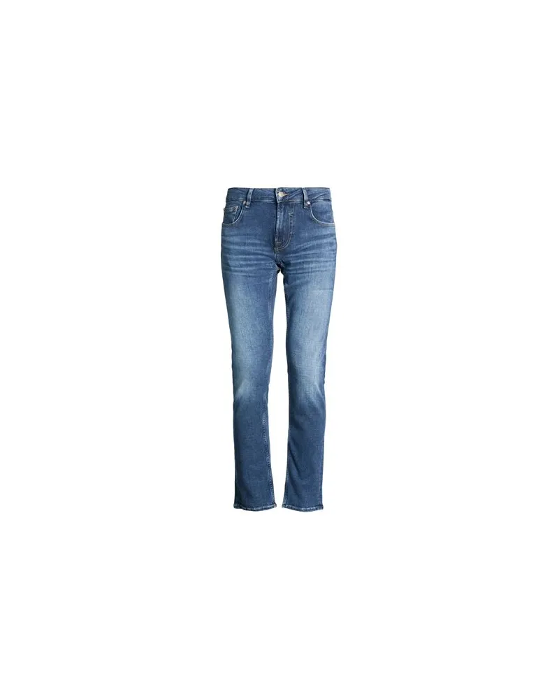 Guess HOSEN & RÖCKE - Jeanshosenauf YOOX.COM Blau