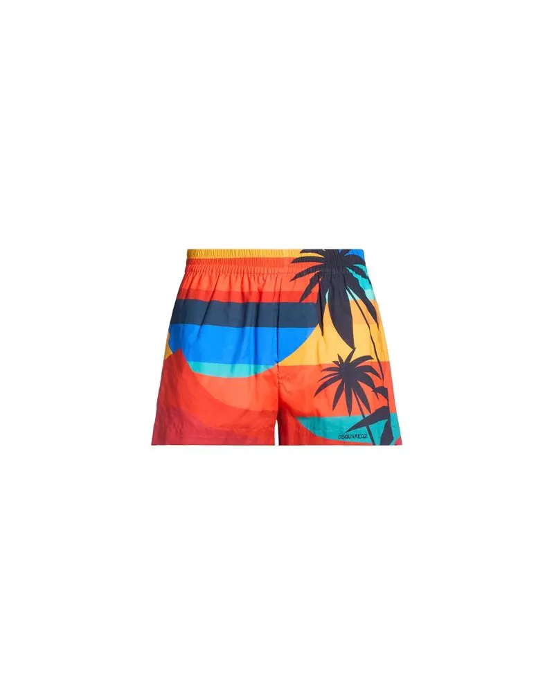 Dsquared2 HOSEN & RÖCKE - Shorts & Bermudashortsauf YOOX.COM Rot