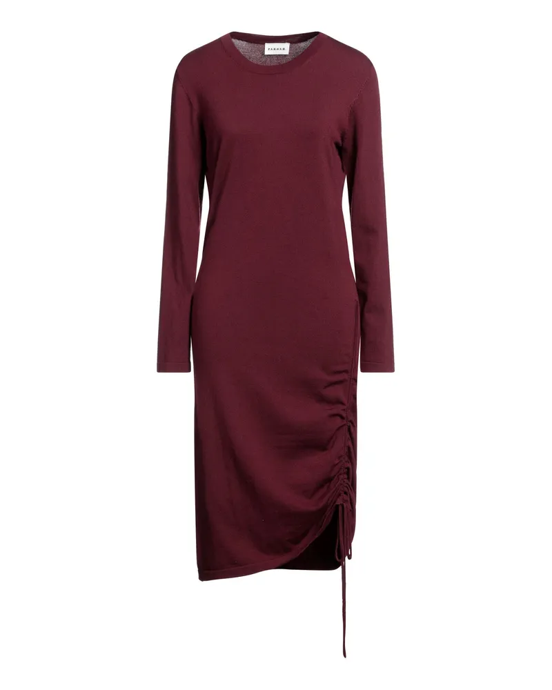 P.A.R.O.S.H. Midi-Kleid Bordeaux