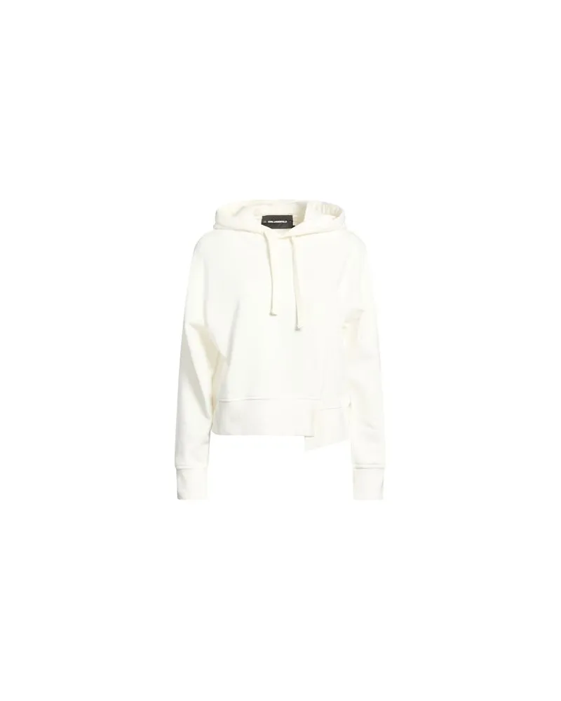 Karl Lagerfeld TOPS - Sweatshirtsauf YOOX.COM Cremeweiß