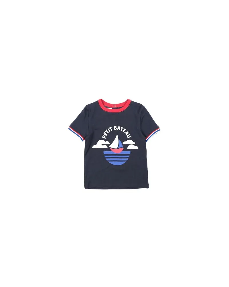 Petit Bateau TOPS - T-shirtsauf YOOX.COM Nachtblau