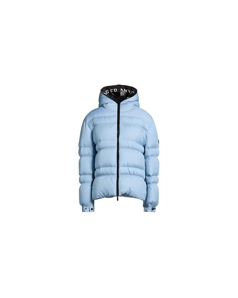 Moncler MATT BLACK - JACKEN & MÄNTEL - Pufferjacken & Daunenjackenauf YOOX.COM Hellblau