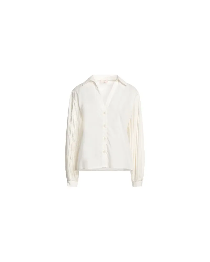 Liu Jo TOPS - Hemdenauf YOOX.COM Elfenbein