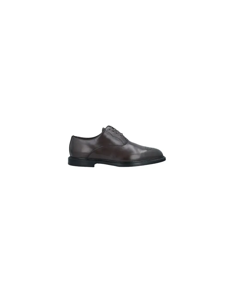 Dolce & Gabbana SCHUHE - Schnürschuheauf YOOX.COM Dunkelbraun