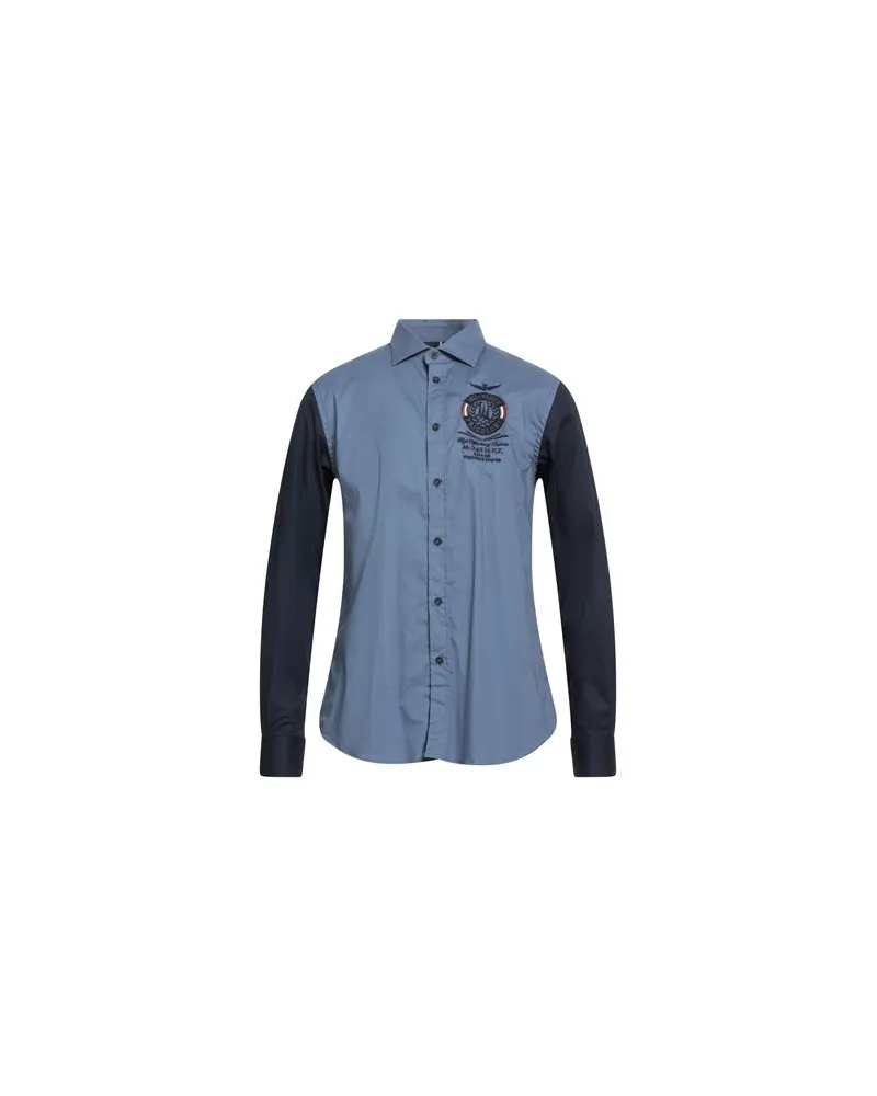 Aeronautica Militare TOPS - Hemdenauf YOOX.COM Taubenblau
