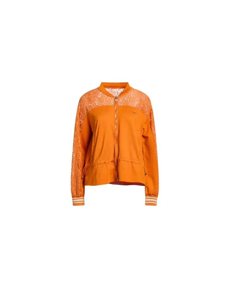 Liu Jo TOPS - Sweatshirtsauf YOOX.COM Orange