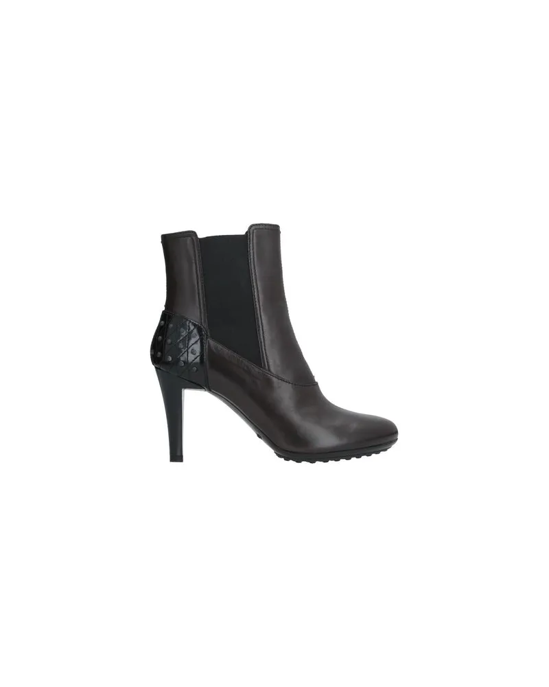 TOD'S SCHUHE - Stiefelettenauf YOOX.COM Dunkelbraun