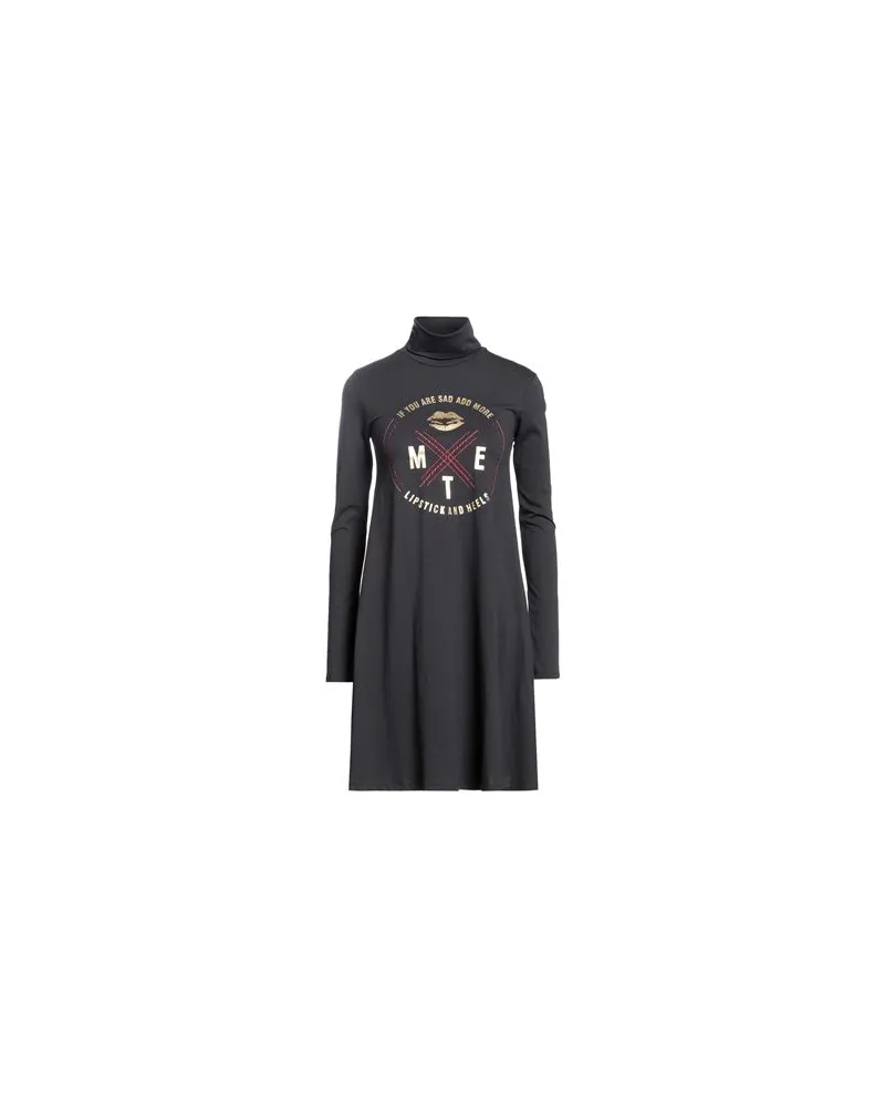 MET  KLEIDER - Mini-Kleiderauf YOOX.COM Schwarz