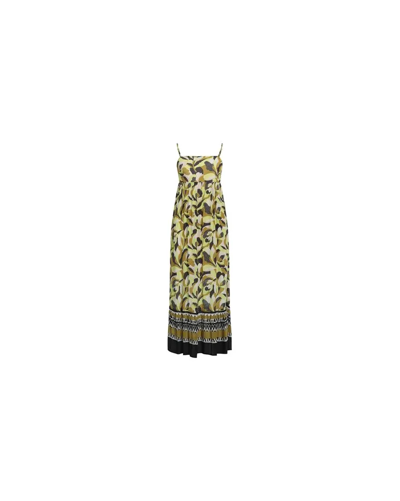 Emma & Gaia KLEIDER - Maxi-Kleiderauf YOOX.COM Militärgrün