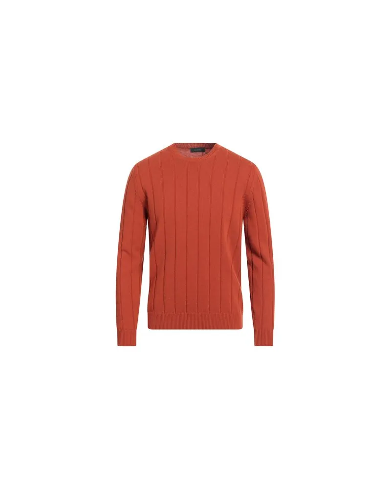 Zanone STRICKWAREN - Pulloverauf YOOX.COM Rostrot