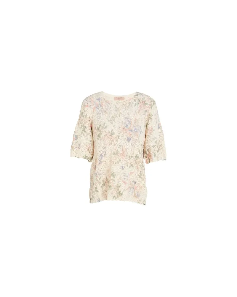 Twin-Set STRICKWAREN - Pulloverauf YOOX.COM Elfenbein