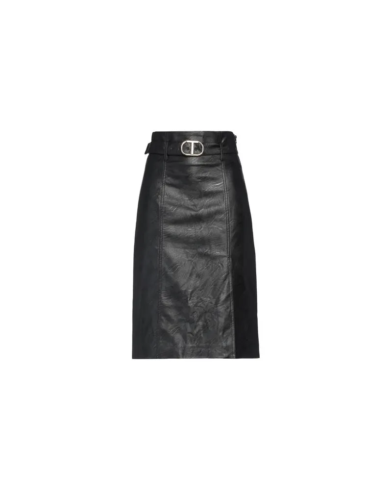 Twin-Set HOSEN & RÖCKE - Midi-Röckeauf YOOX.COM Schwarz