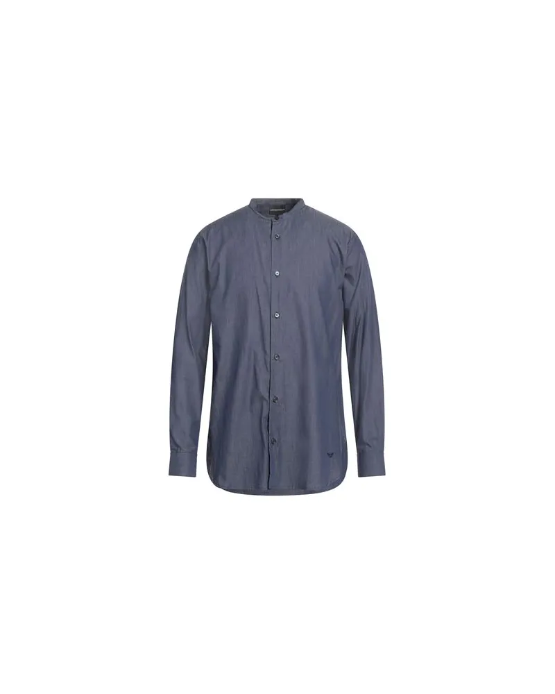 Emporio Armani TOPS - Jeanshemdenauf YOOX.COM Blau