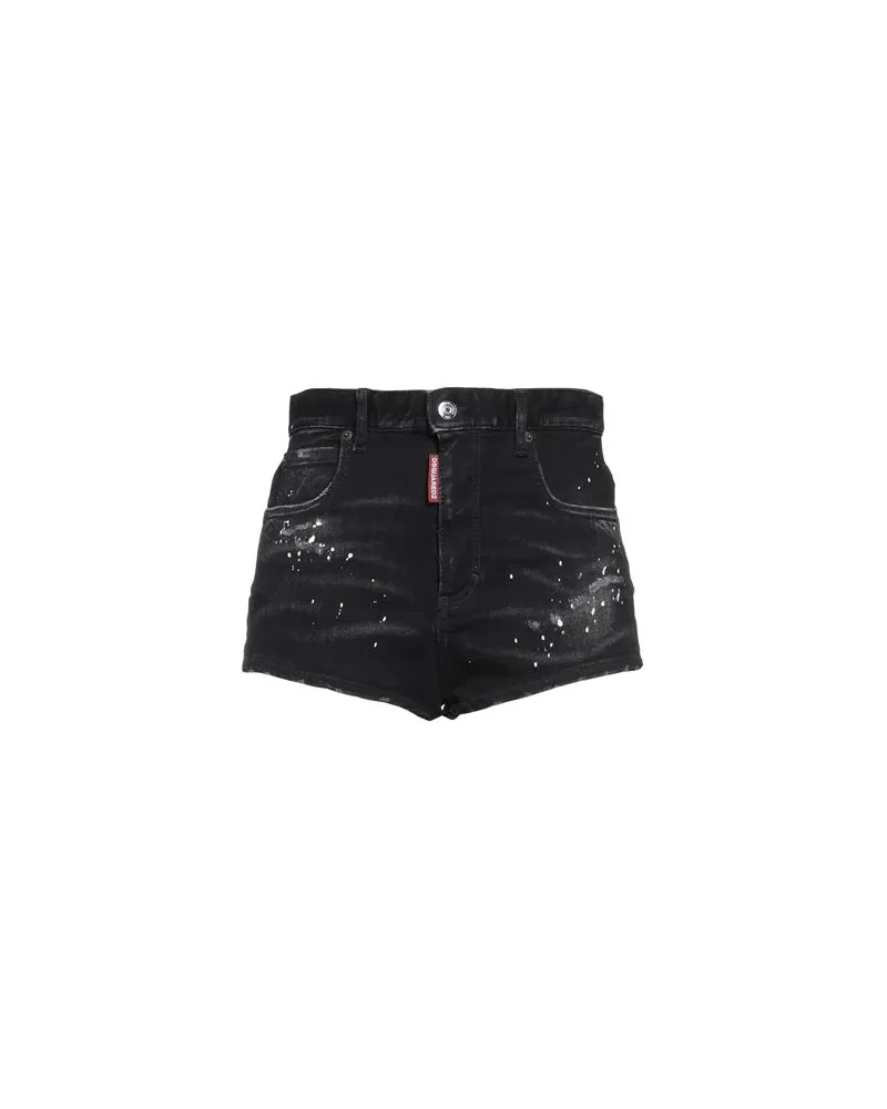 Dsquared2 HOSEN & RÖCKE - Jeansshortsauf YOOX.COM Schwarz