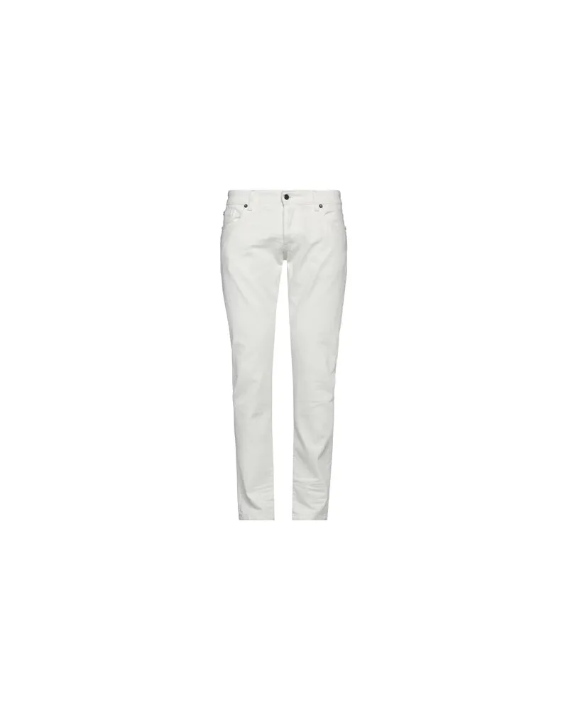 Messagerie HOSEN & RÖCKE - Jeanshosenauf YOOX.COM Weiß