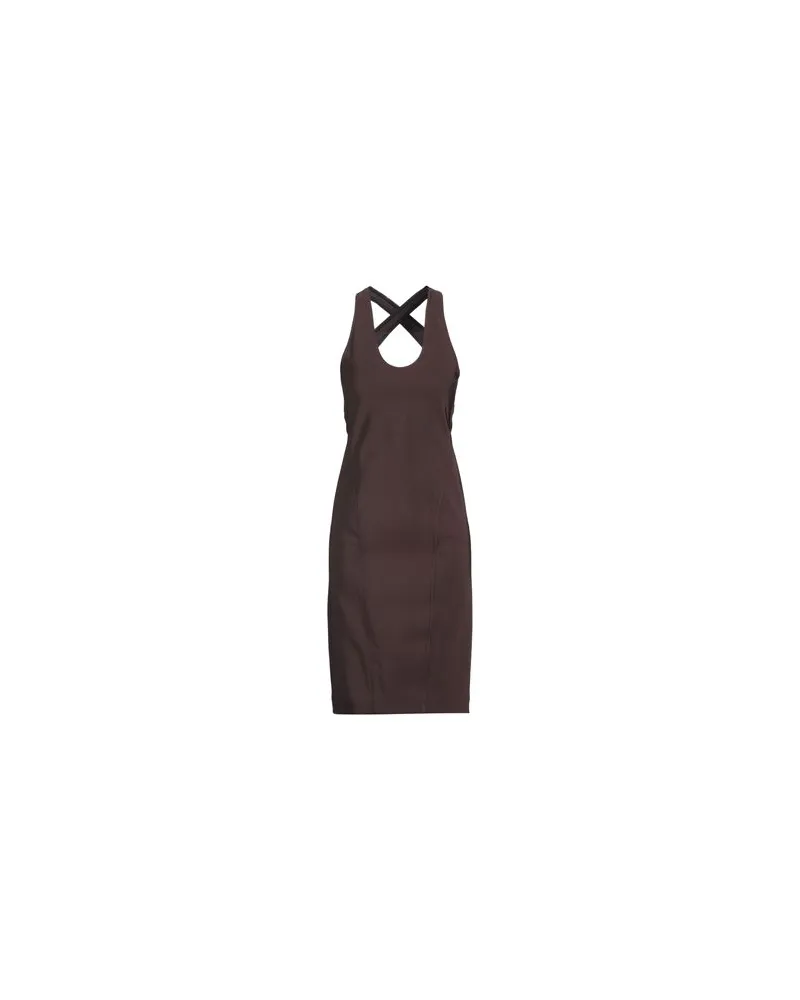 Alaïa KLEIDER - Midi-Kleiderauf YOOX.COM Dunkelbraun