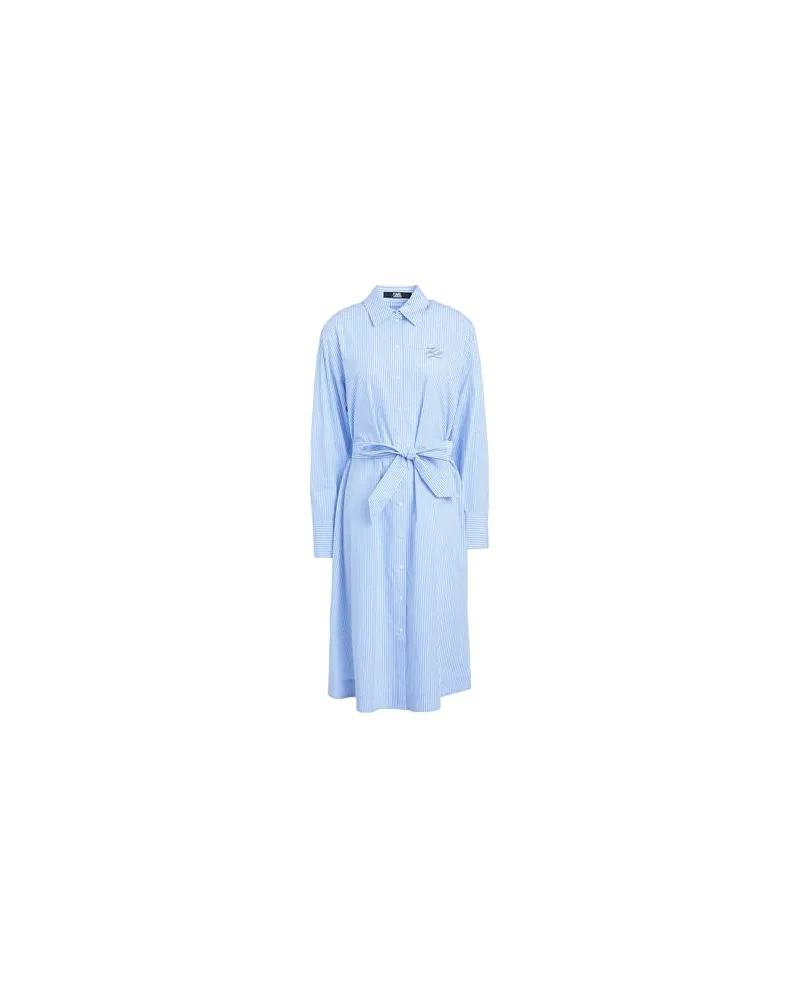 Karl Lagerfeld KLEIDER - Midi-Kleiderauf YOOX.COM Hellblau
