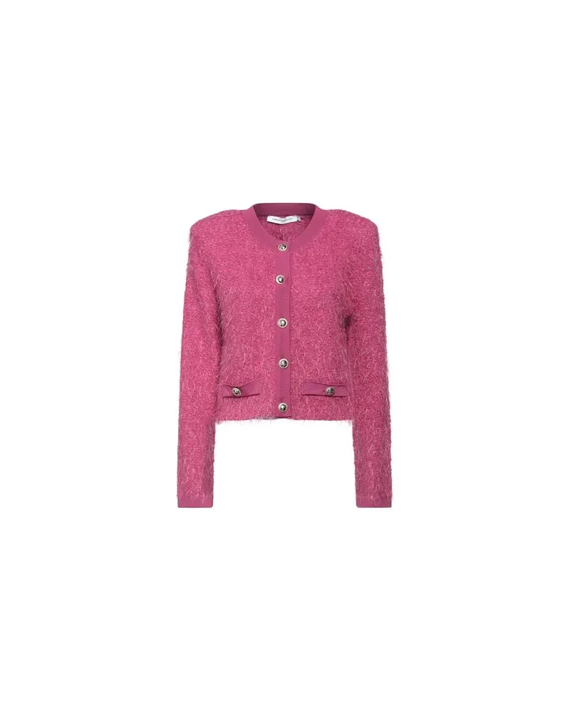Simona Corsellini STRICKWAREN - Strickjackenauf YOOX.COM Fuchsia