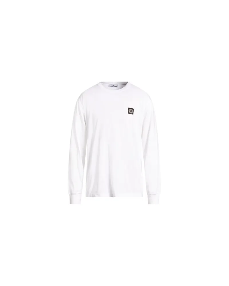 Stone Island TOPS - T-shirtsauf YOOX.COM Weiß