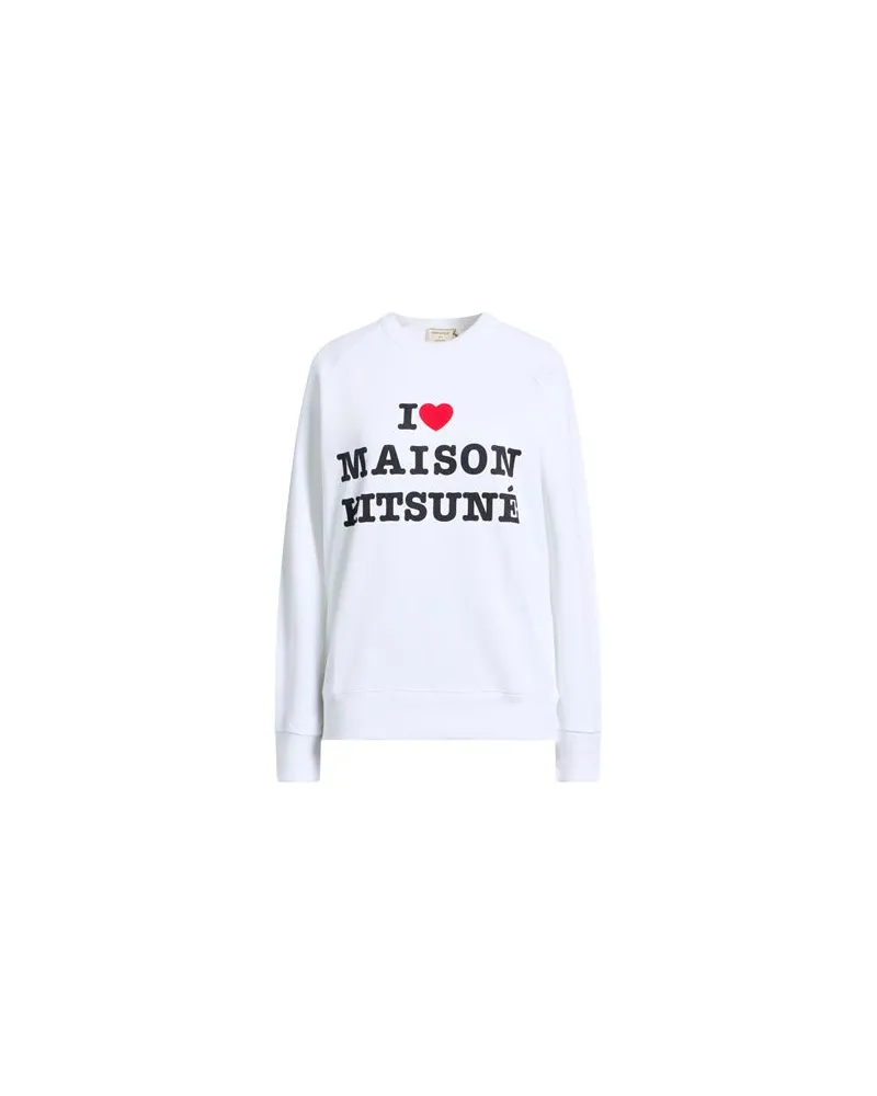 Kitsuné TOPS - Sweatshirtsauf YOOX.COM Weiß