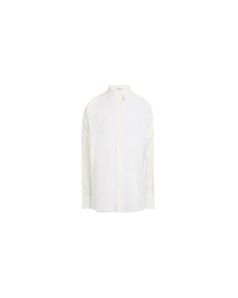 Brunello Cucinelli TOPS - Hemdenauf YOOX.COM Weiß