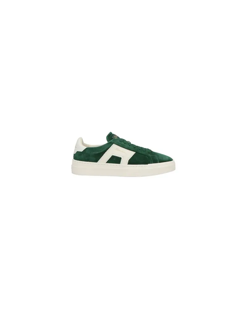 Santoni DOUBLE BUCKLE SNEAKER - SCHUHE - Sneakersauf YOOX.COM Grün