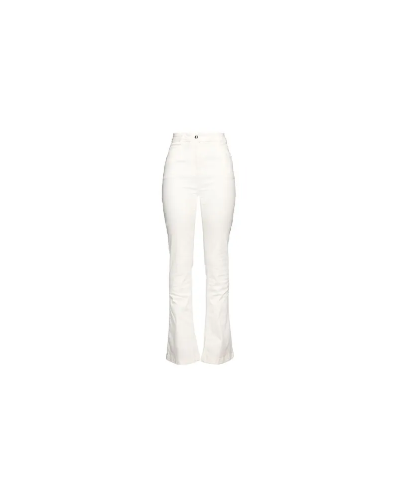 Liu Jo HOSEN & RÖCKE - Jeanshosenauf YOOX.COM Elfenbein
