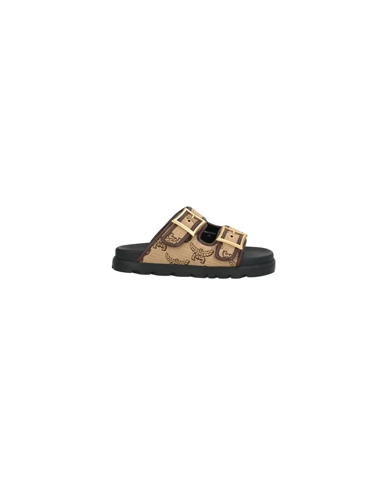 MCM SCHUHE - Sandalenauf YOOX.COM Kamel