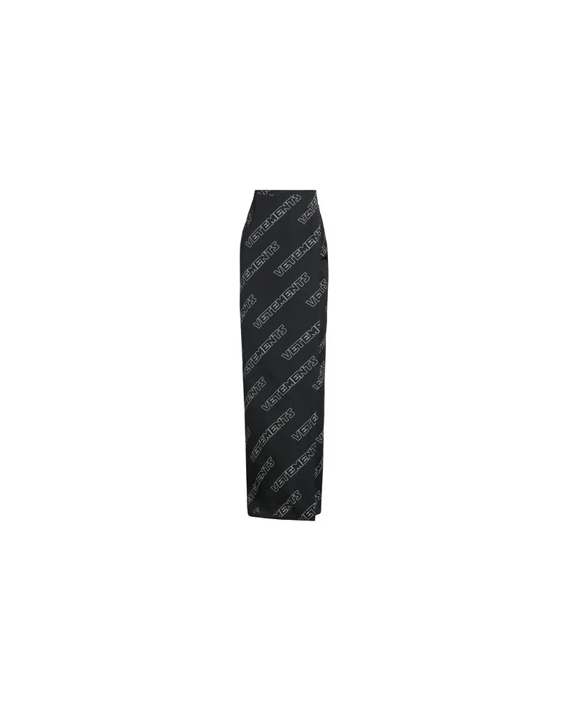 VETEMENTS HOSEN & RÖCKE - Maxi-Röckeauf YOOX.COM Schwarz