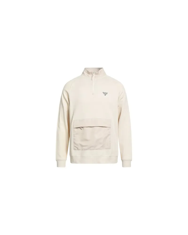 Barbour TOPS - Sweatshirtsauf YOOX.COM Cremeweiß