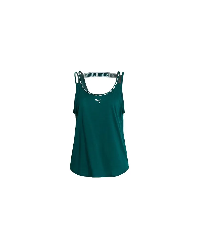 Puma STRONG TRI-BLEND TANK  - TOPS - Topsauf YOOX.COM Dunkelgrün