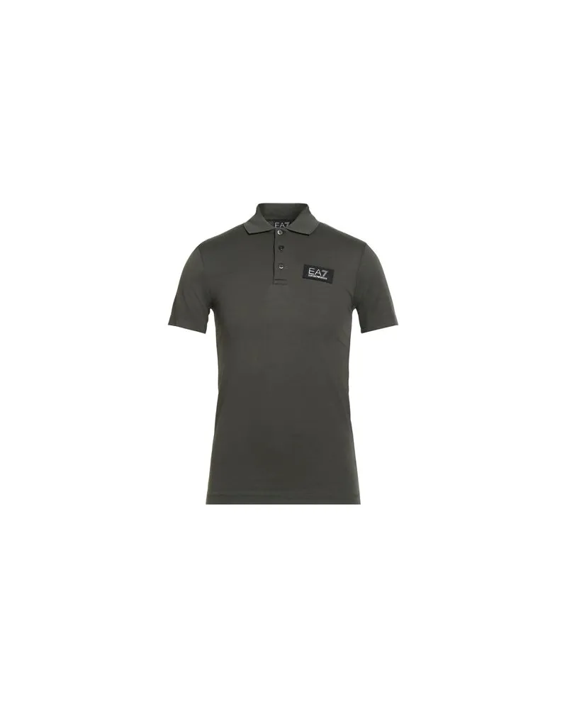 EA7 TOPS - Poloshirtsauf YOOX.COM Militärgrün