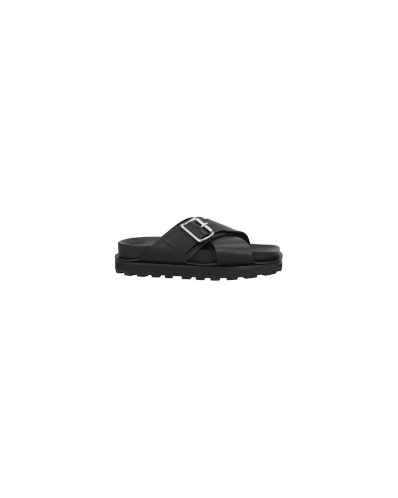 Jil Sander SCHUHE - Sandalenauf YOOX.COM Schwarz