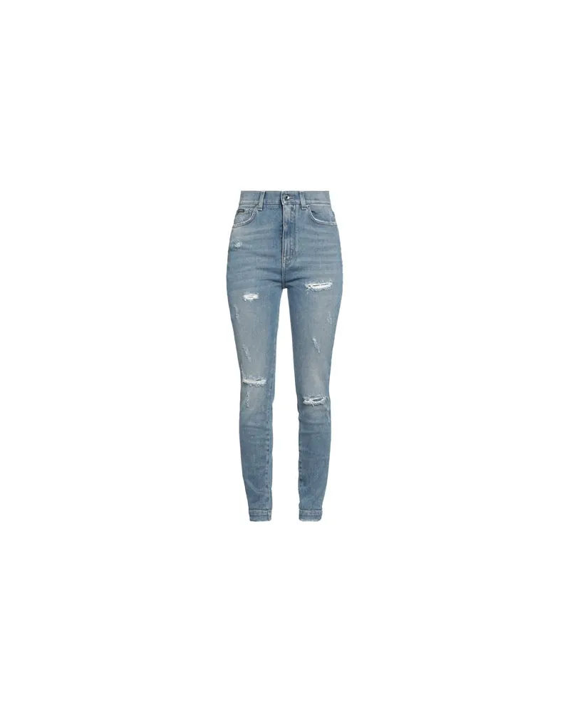Dolce & Gabbana HOSEN & RÖCKE - Jeanshosenauf YOOX.COM Blau