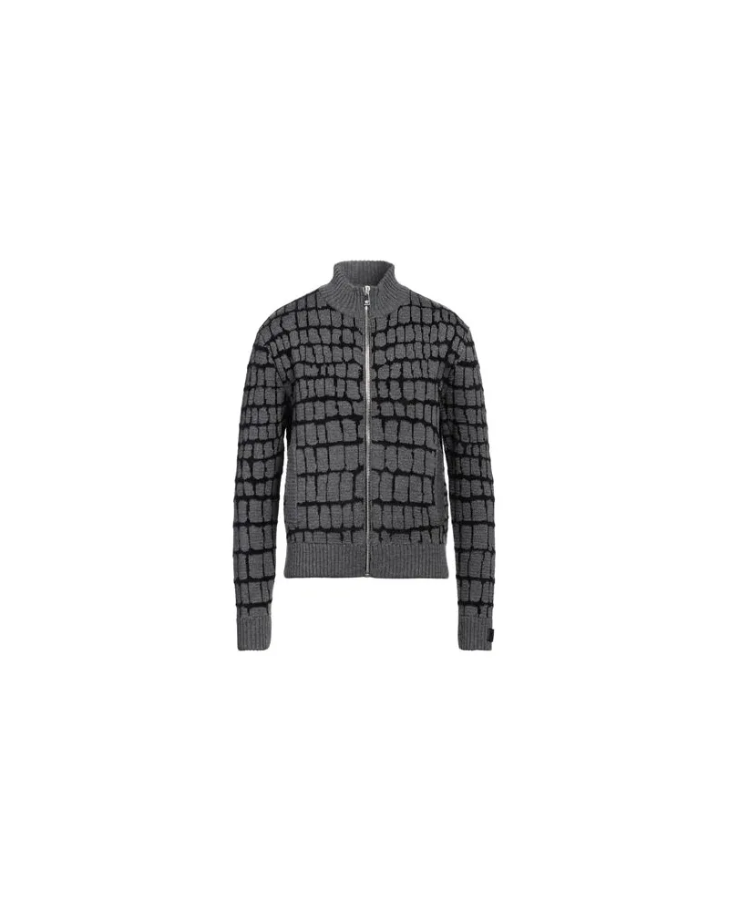 Versace STRICKWAREN - Strickjackenauf YOOX.COM Blei
