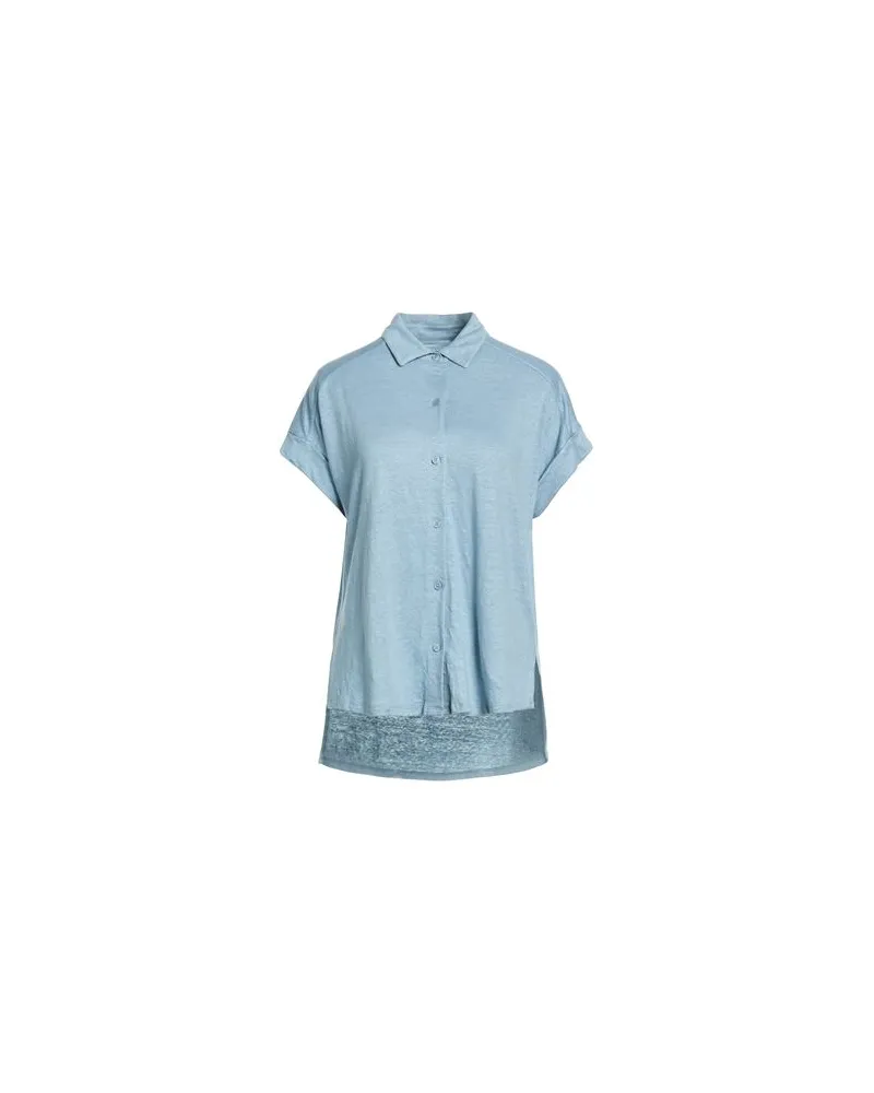 Majestic TOPS - Hemdenauf YOOX.COM Himmelblau