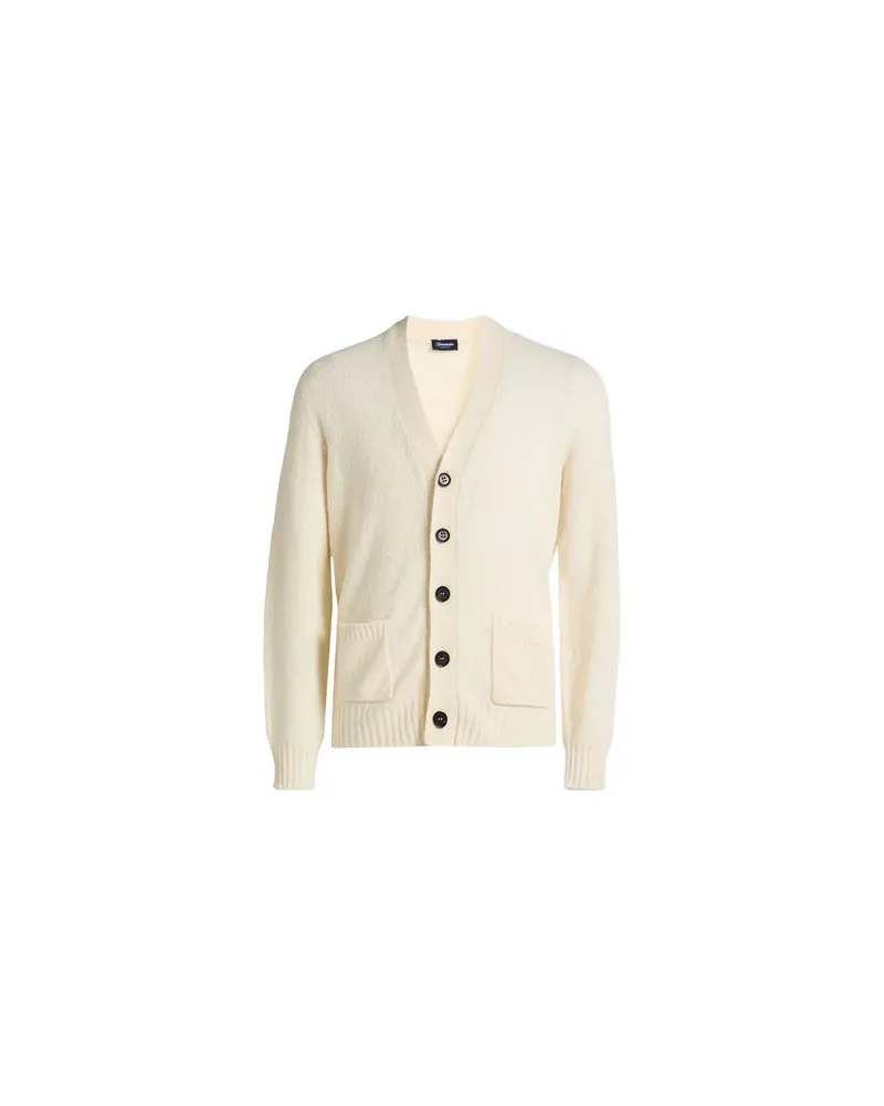 Drumohr  STRICKWAREN - Strickjackenauf YOOX.COM Cremeweiß