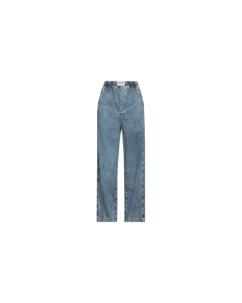 Moschino HOSEN & RÖCKE - Jeanshosenauf YOOX.COM Blau