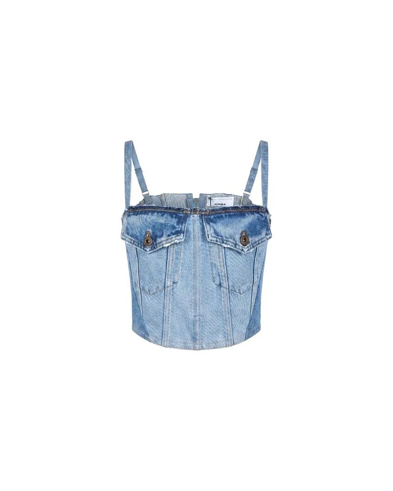 Faith Connexion TOPS - Topsauf YOOX.COM Blau