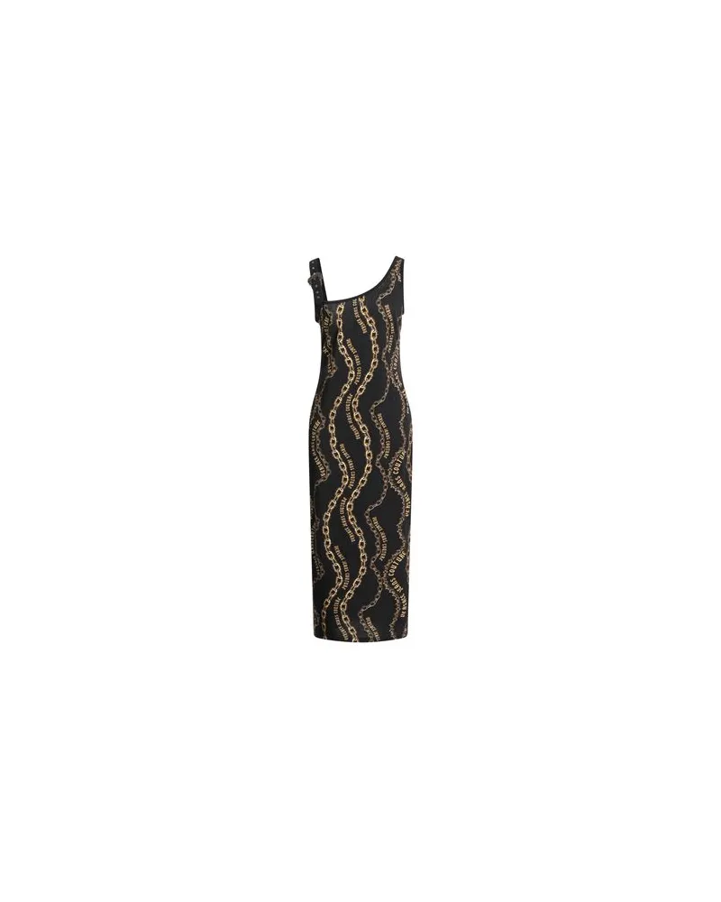 Versace Jeans KLEIDER - Maxi-Kleiderauf YOOX.COM Schwarz