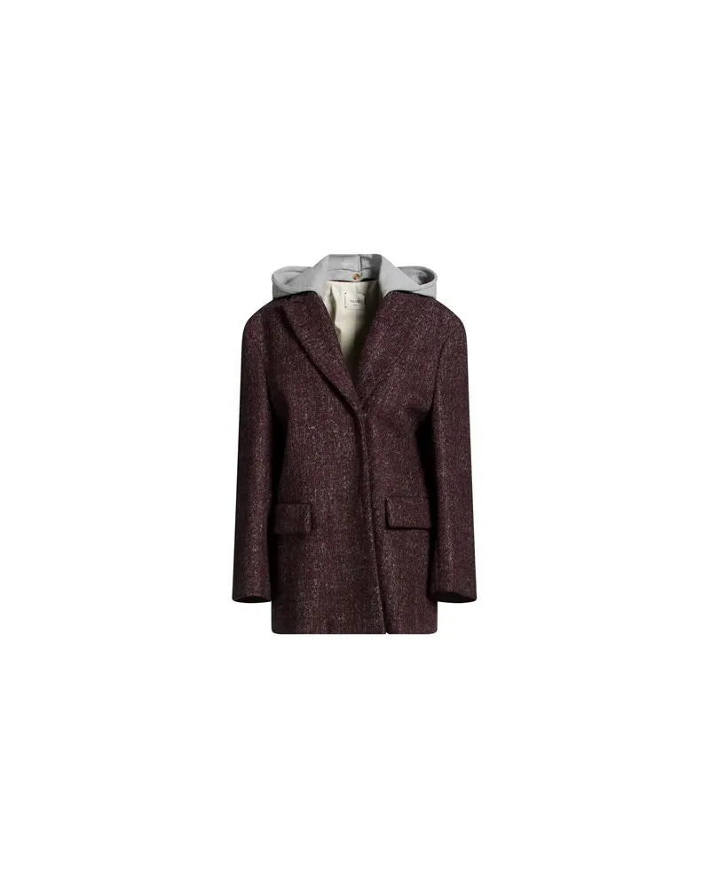 ALYSI CRÈME - JACKEN & MÄNTEL - Mäntelauf YOOX.COM Purpur